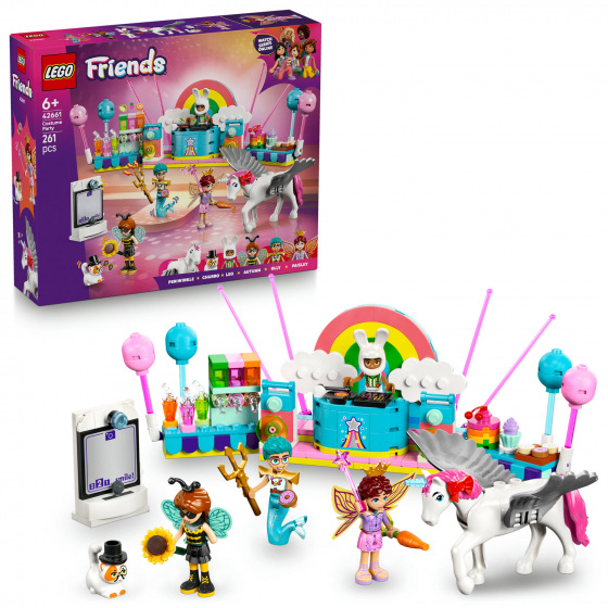 LEGO Friends 42661 Kostýmová párty s jednorožcom a vílou
