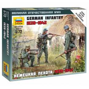 Zvezda Wargames (WWII) figurky 6105 - German Infantry East Front 1941 (1:72)