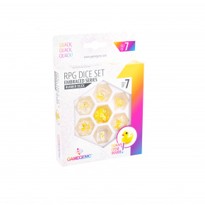 Gamegenic: Embraced Series - Rubber Duck - RPG Dice Set (7pcs)