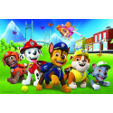 Trefl Puzzle Paw Patrol/Die Paw Patrol im Gras 33x22cm 60 Teile in Schachtel 21x14x4cm