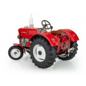 Kovap Traktor Zetor 50 Super červený na klíček kov 15cm 1:25