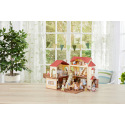 Sylvanian Families 5716 Patrový dům s červenou střechou a se světly, nový
