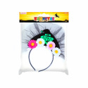 Rappa Hexenstirnband mit Blümchen für Erwachsene