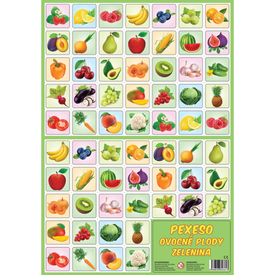 Rappa Pexeso Ovoce a Zelenina