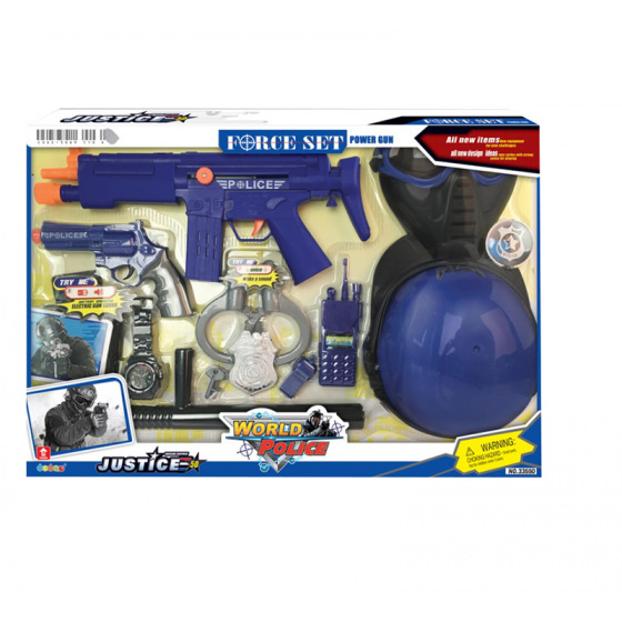 Mac Toys Policejní sada s helmou