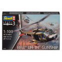 Revell Plastic ModelKit vrtulník 04983 - Bell UH-1H Gunship (1:100)