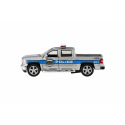 Teddies Auto Kinsmart Chevrolet 2014 Silverado Policie/Hasič kov/plast 13cm na zpětné nat.