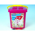Chemoplast Stavebnice Cheva 18 Cukrárna plast 215ks v kbelíku 17x22x17cm