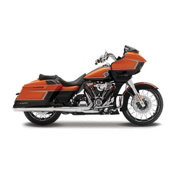 Maisto - HD - Motorrad - 2022 CVO Road Glide, orange-metallic schwarz (Serie 44), Blisterbox, 1:18