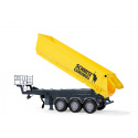 SIKU Control 6734 - 3-nápravový sklápěcí návěs žlutý