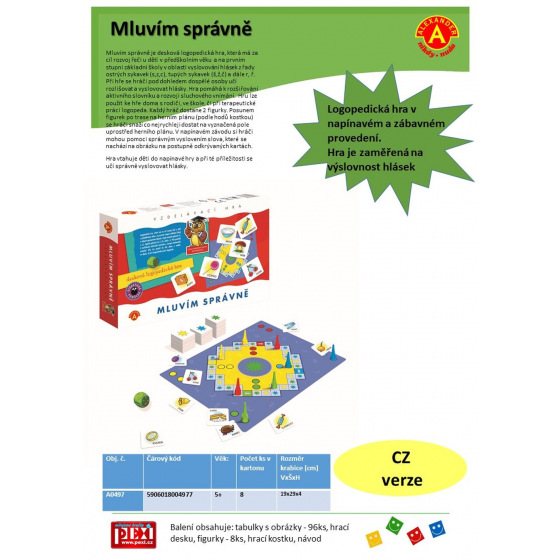 PEXI Alexander edukatives Spiel Ich spreche richtig