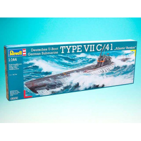 Revell 05100 Plastic ModelKit ponorka - Submarine Type VII C/41 (1:144)