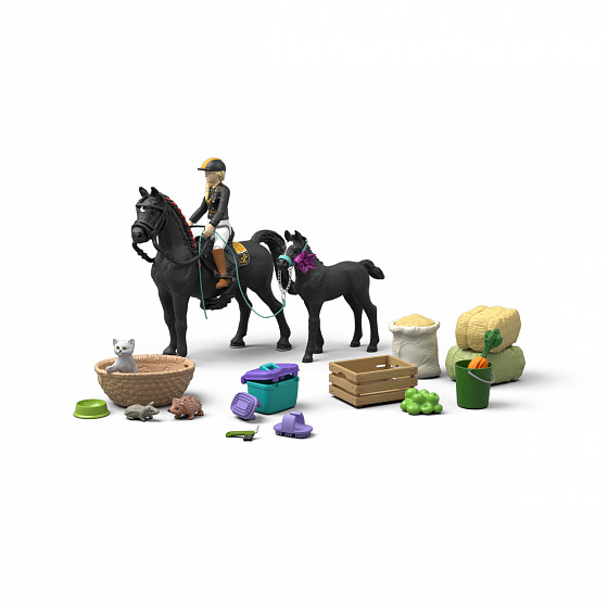 Schleich Adventní kalendář Schleich 2026 Horse Club - Vyjížďka zimní říší divů
