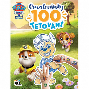 Jiri Models Omalovánky a 100 tetování Paw Patrol/Tlapková Patrola