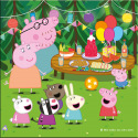 Dino PEPPA PIG IM URLAUB 3x55 Puzzle NEU