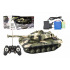 Teddies Tank RC plast 27cm 27MHz na baterie+dobíjecí pack se zvukem v krabici 37x17x19cm