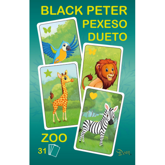 Rappa Karty Černý Petr ZOO