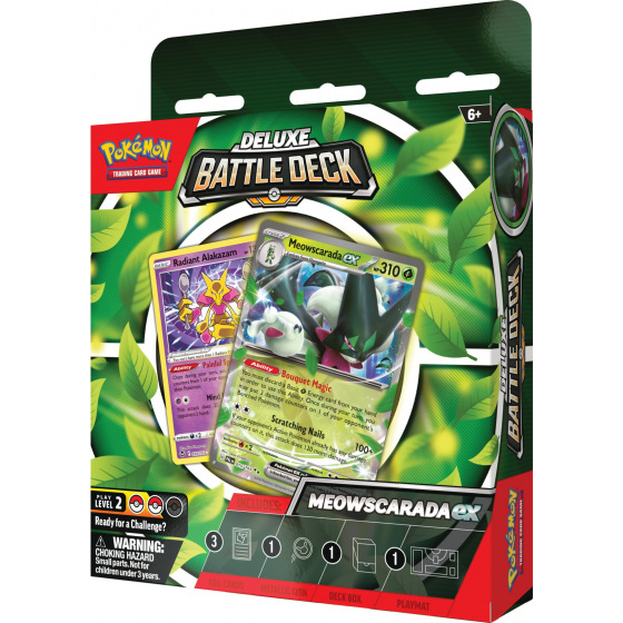 Pokémon Company Pokémon TCG: Deluxe Battle Deck - Meowscarada ex & Quaquaval ex