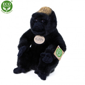 Rappa Plyšová gorila sedící 23 cm ECO-FRIENDLY