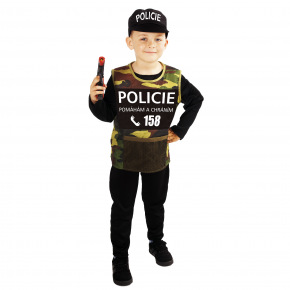 Rappa Kostium policyjny dla dzieci (S) e-pakiet