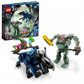 LEGO Avatar 75571 Neytiri a thanator vs. Quaritch v AMP obleku