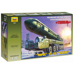 Zvezda Model Kit military 5003 - Wyrzutnia rakiet balistycznych "Topol" (1:72)