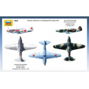 Zvezda Modellbausatz Flugzeug 7204 - MIG-3 Sowjetischer Jäger (1:72)