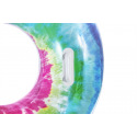 Bestway Nafukovací kruh/kreslo s úchytmi Tie Dye, 118x117 cm