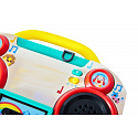 Hape Boombox rádio s mikrofonem Pixelz - se světelnými a zvukovými efekty