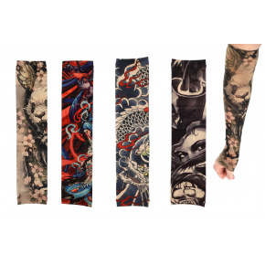 Teddies Rukáv tetovací látka 4 druhy v sáčku karneval Teddies Rukáv tetovací látka 4 druhy v sáčku karneval