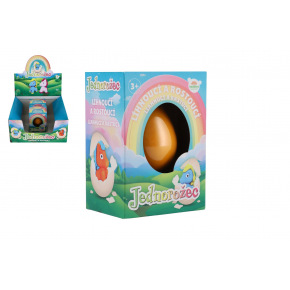 Teddies Vejce líhnoucí a rostoucí jednorožec 6cm v krabičce 8x11cm