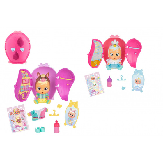 TM Toys CRY BABIES Magické slzy STORYLAND séria Dress me up plast bábika s doplnkami 2 farby