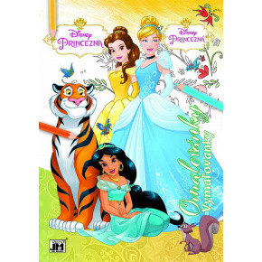 Jiri Models Kolorowanka A4 Księżniczki Disneya