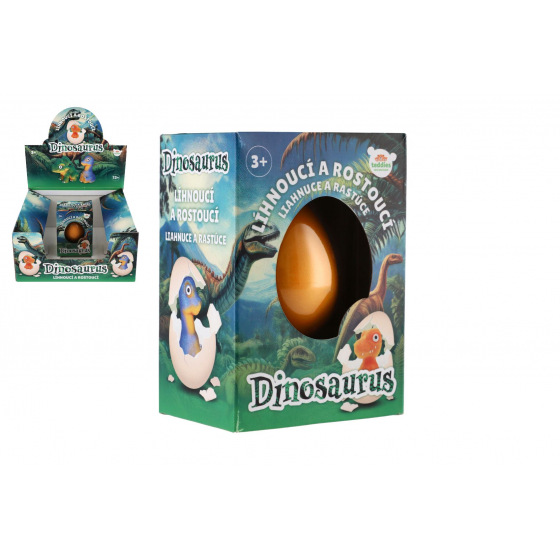 Teddies Vejce líhnoucí a rostoucí dinosaurus 6cm v krabičce 8x11x5,5cm