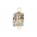Teddies Lev/lvíček natahovací hrací strojek chrastítko plyš 16x20cm na kartě v sáčku 0+