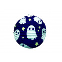 Lampion koule Halloween papír průměr 25cm (bez hůlky) 4 druhy karneval