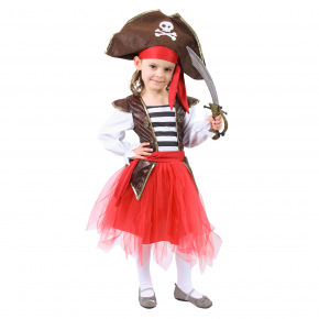 Rappa Detský kostým pirátka (M)