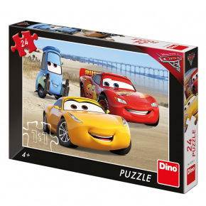 Dino Cars 3 Dino dětské puzzle WD Cars 3: Na pláži 24D
