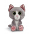NICI Glubschis pluszowy kot szary Felinja 15cm, ZIELONY
