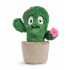 NICI plyš Květina Henrietta,Kaktus 18 cm, GREEN