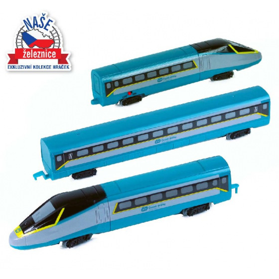 Vlak České dráhy SC Pendolino se zvukem a světlem