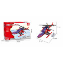 Rappa Kompatibilní stavebnice BLOXO hasiči helikoptéra 168 ks