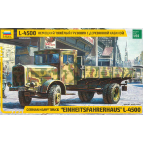 Zvezda Model Kit military 3647 - L-4500 Einheitsfahrerhaus (RR) (1:35)