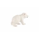 Medvěd lední mládě zooted plast 6cm 