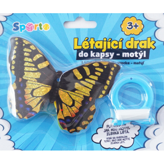 Sporto Mac Toys SPORTO Taschen-Drachen - Schmetterling