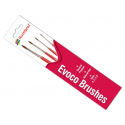 Humbrol Evoco Brush Pack AG4150 - Pinselset (Größe 0/2/4/6)