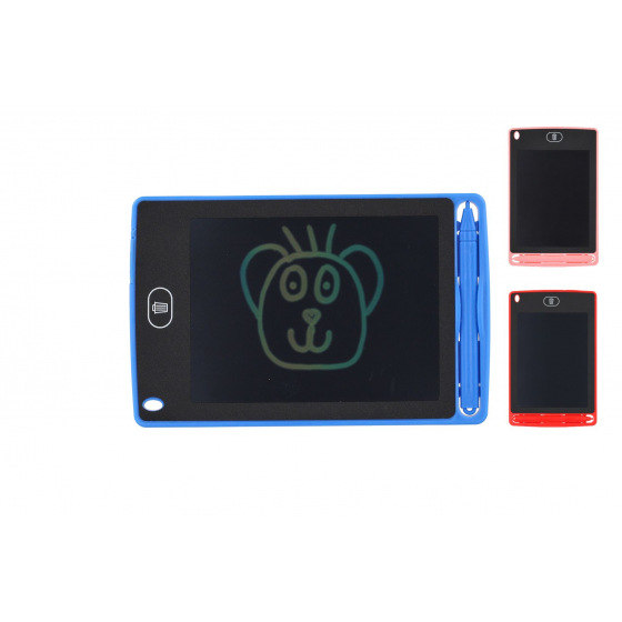 Teddies Tabulka kreslící plast 11,5x18cm 4 barvy