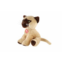 Teddies Sitzende Plüschkatze mit Sound 15cm im Beutel 0+