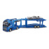 Bburago - STREET FIRE, Kamion s návěsem Multicar Carrier Volvo FH16 + Porsche 911 GT2 RS, 1:43