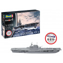Revell Starter Kit loď 75824 - USS Enterprise CV-6 (1:1200)
